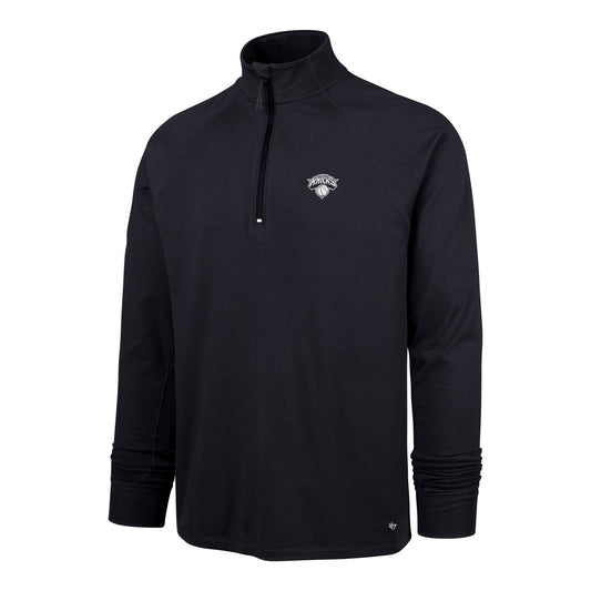 '47 Brand Knicks Navy Imprint Forward Quarter Zip Pullover
