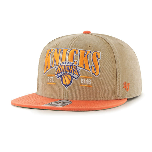 '47 Brand Knicks Khaki Chilmark Captain Snapback
