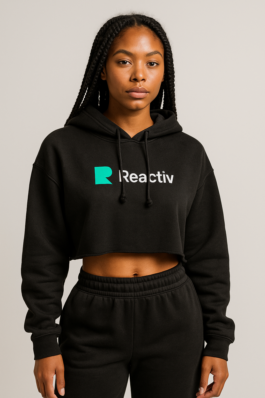 Reactiv Cropped Hoodie