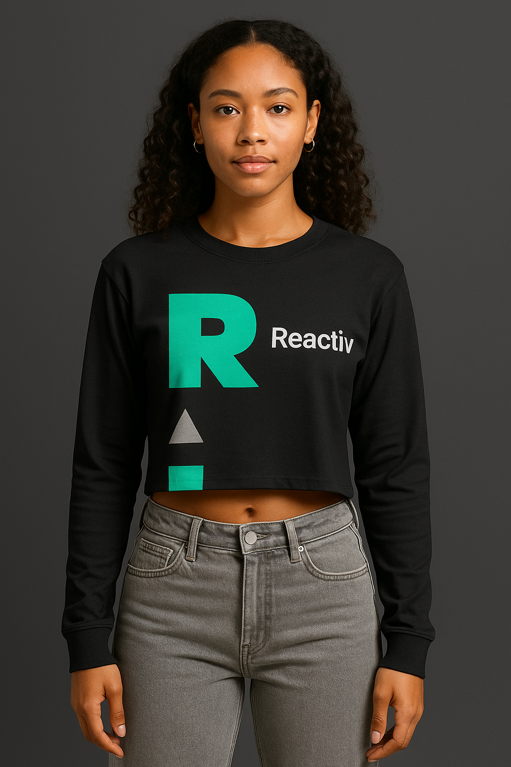 Cotton Long Sleeve Cropped