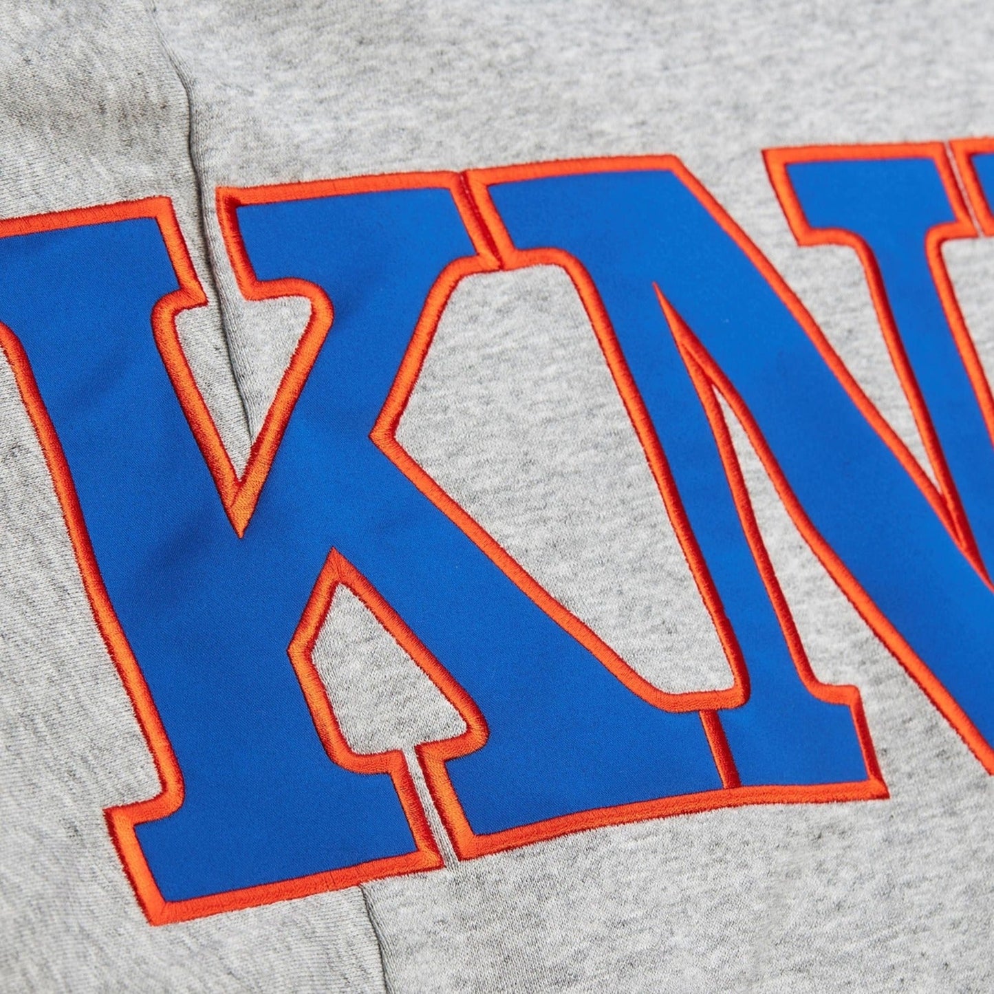 Mitchell & Ness Knicks Full Field Satin Fleece Crew