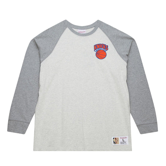 Mitchell & Ness Knicks Vintage Heritage Collection Premium Longsleeve Tee