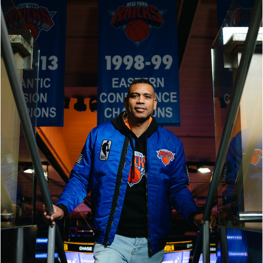FISLL Knicks Black History Collection Flight Jacket