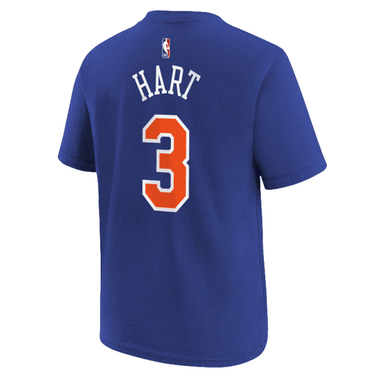 Kids Knicks Hart Name & Number Tee