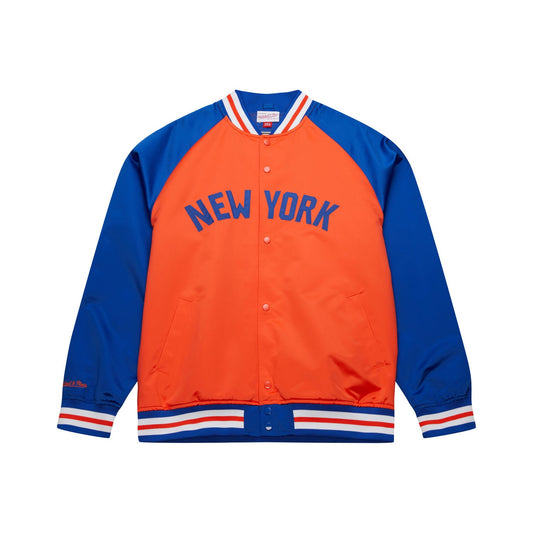 Mitchell & Ness Knicks Double Clutch Lightweight Satin Jacket