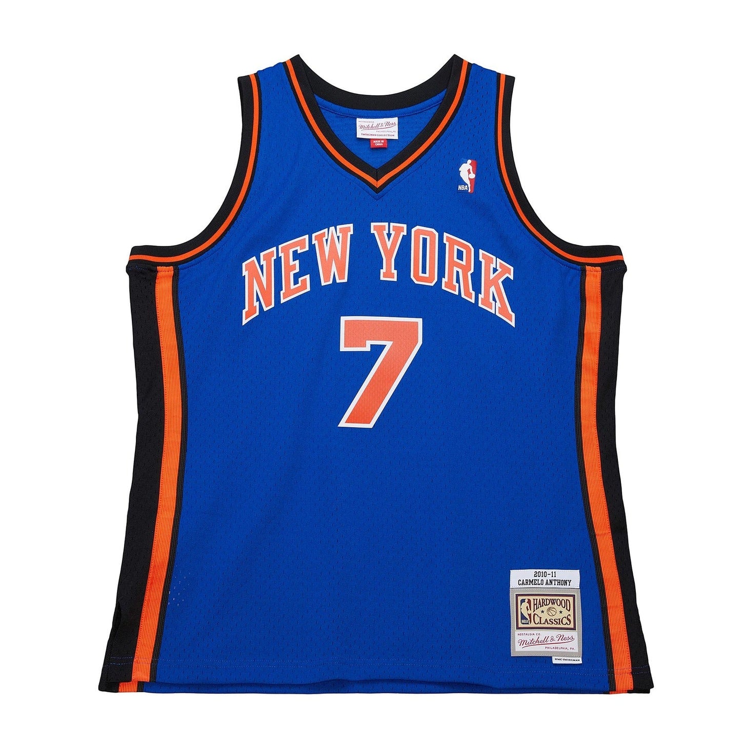 Mitchell & Ness Knicks Carmelo Anthony 2010 Swingman Jersey