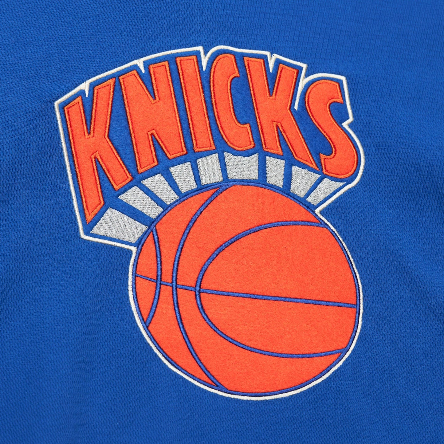 Mitchell & Ness Knicks Vintage Logo Lightweight Thermal Hoodie