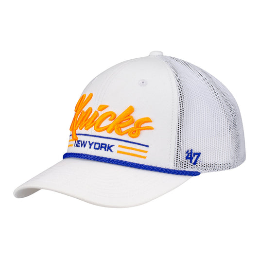 '47 Brand Knicks White Garner Rope Trucker