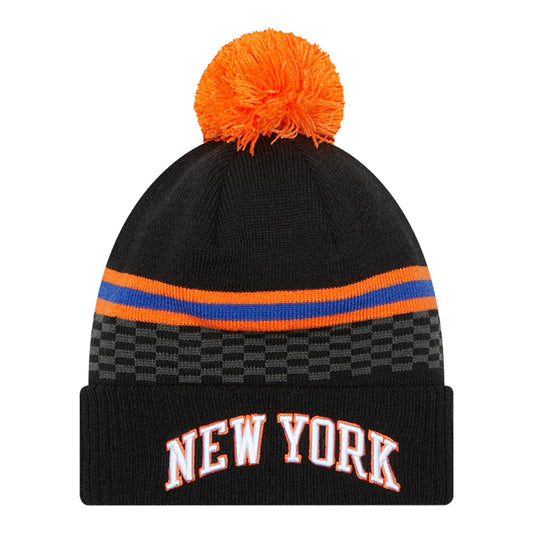 New Era Knicks 21-22 City Edition Knit Pom Hat