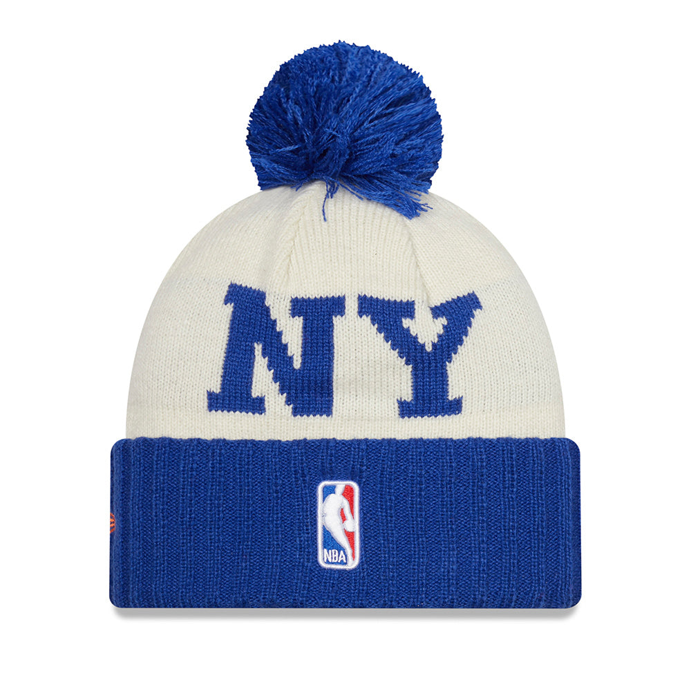 New Era Knicks 2022 Draft Knit Hat Pom