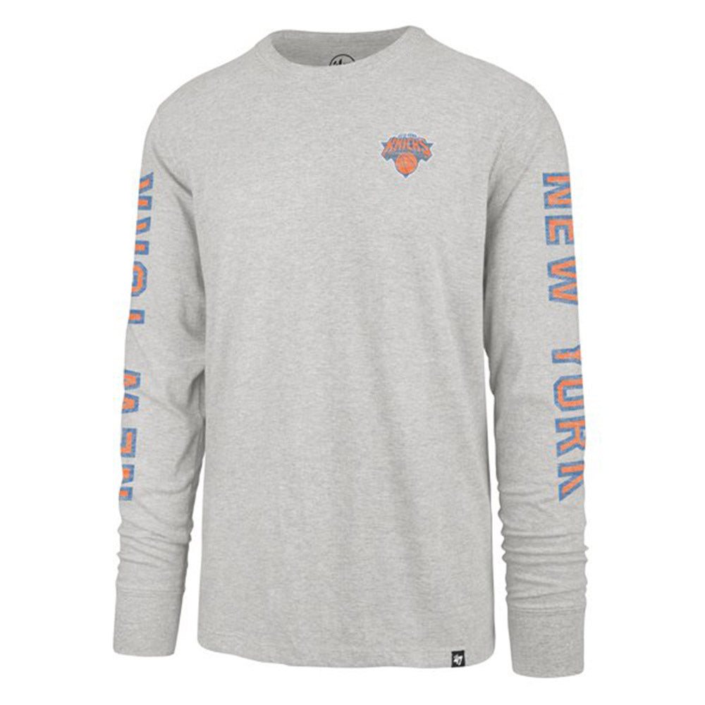 '47 Brand Knicks Triple Threat Long Sleeve Tee