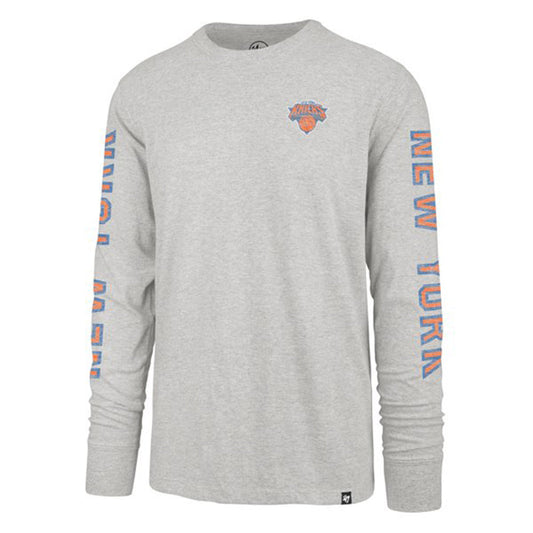 '47 Brand Knicks Triple Threat Long Sleeve Tee