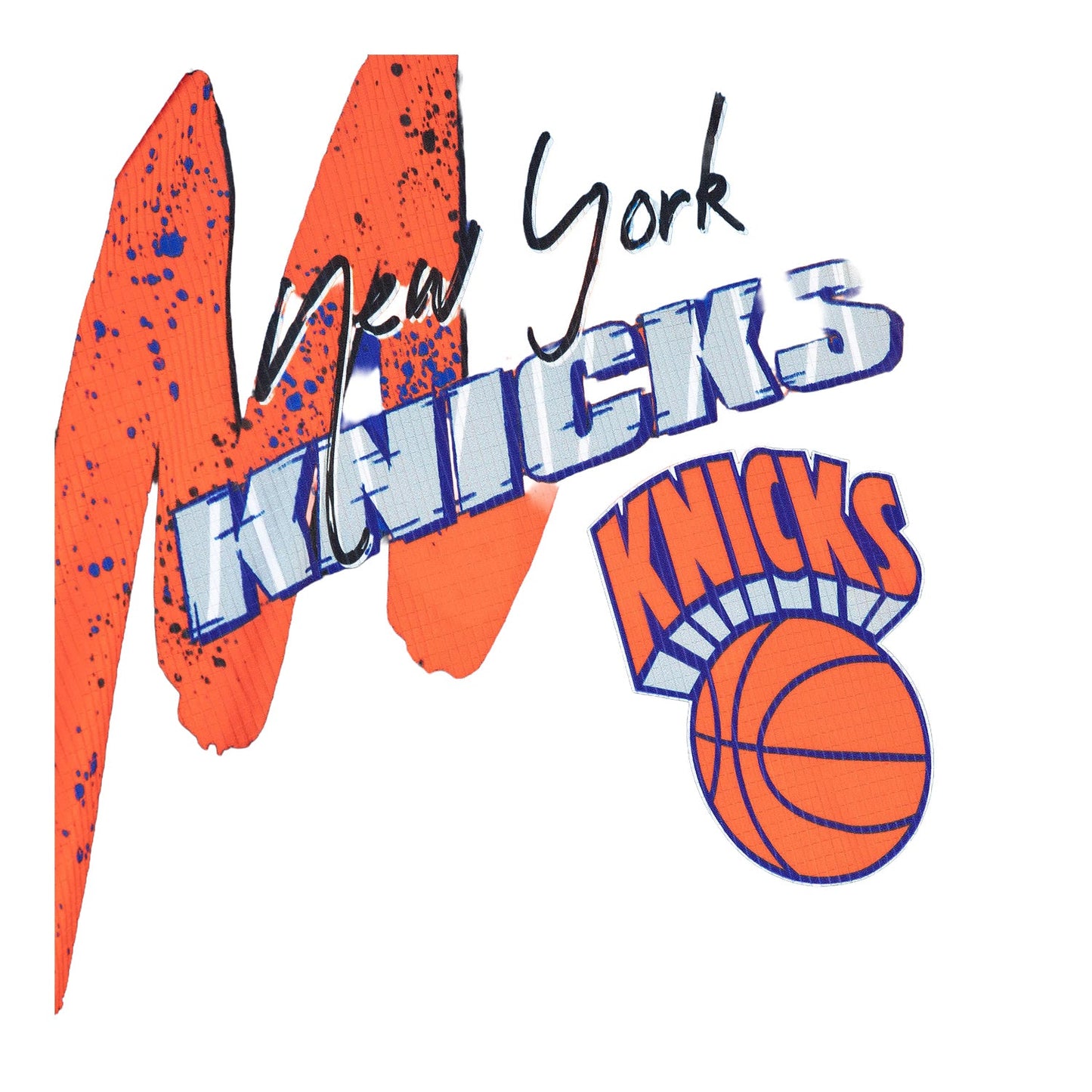 Mitchell & Ness Knicks Hyper Hoops Moto Longsleeve Tee