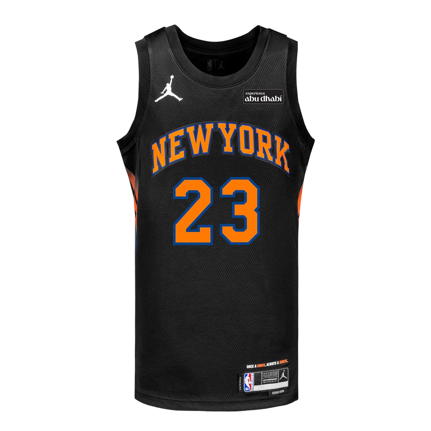 Mitchell Robinson Nike Black Statement Swingman Jersey