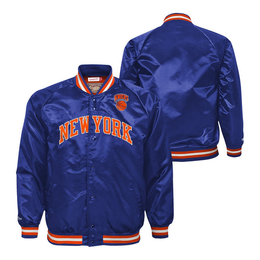 Mitchell & Ness Youth Knicks Satin Jacket