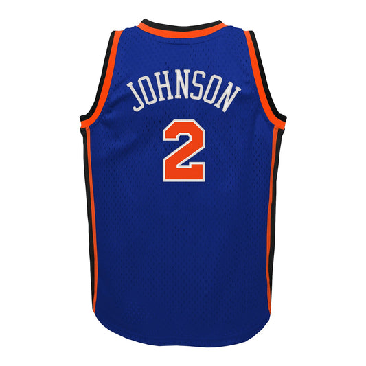 Mitchell & Ness Knicks Youth Larry Johnson Swingman Jersey