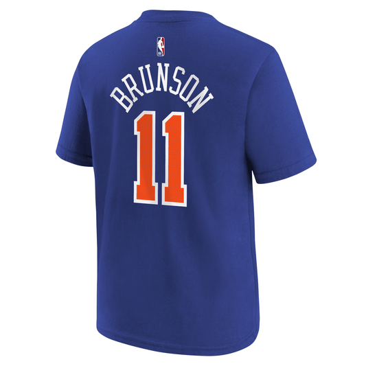 Kids Knicks Brunson Name & Number Tee