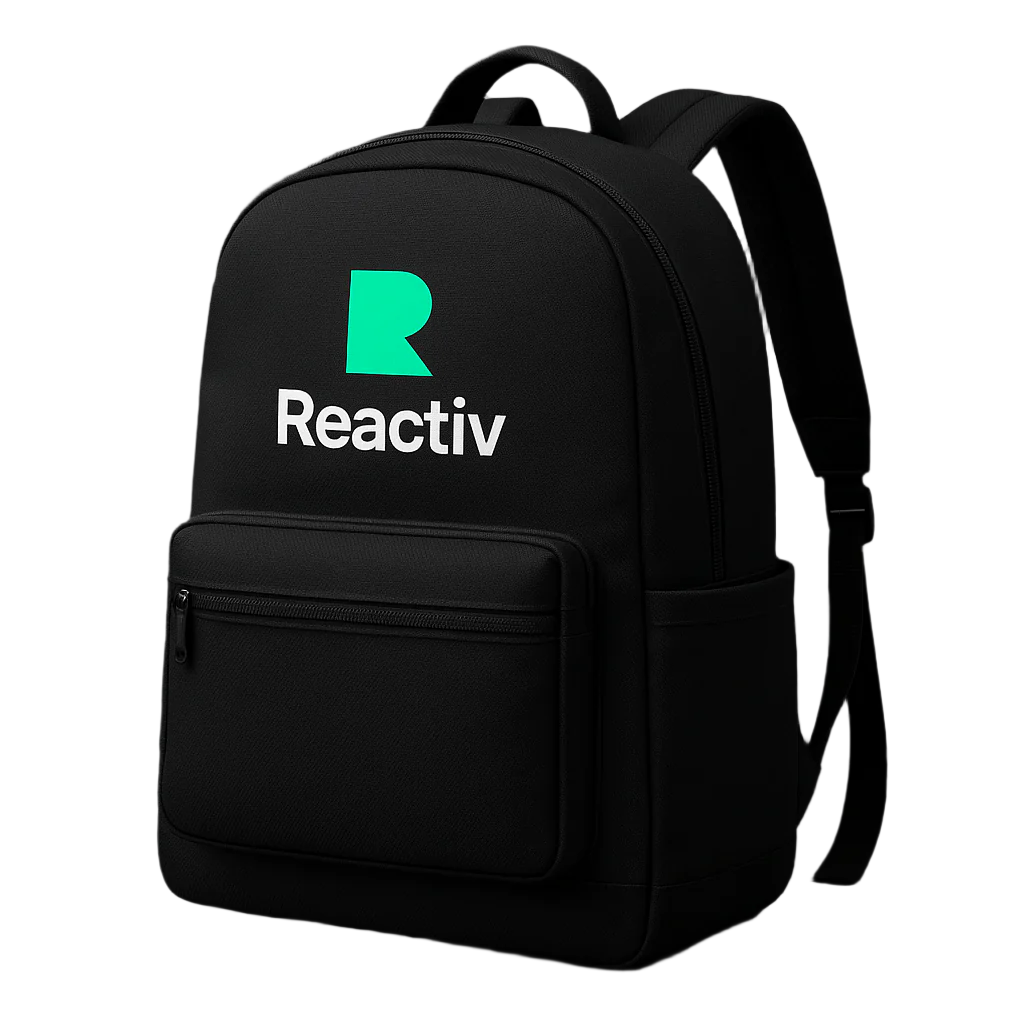 Reactiv travel backpack
