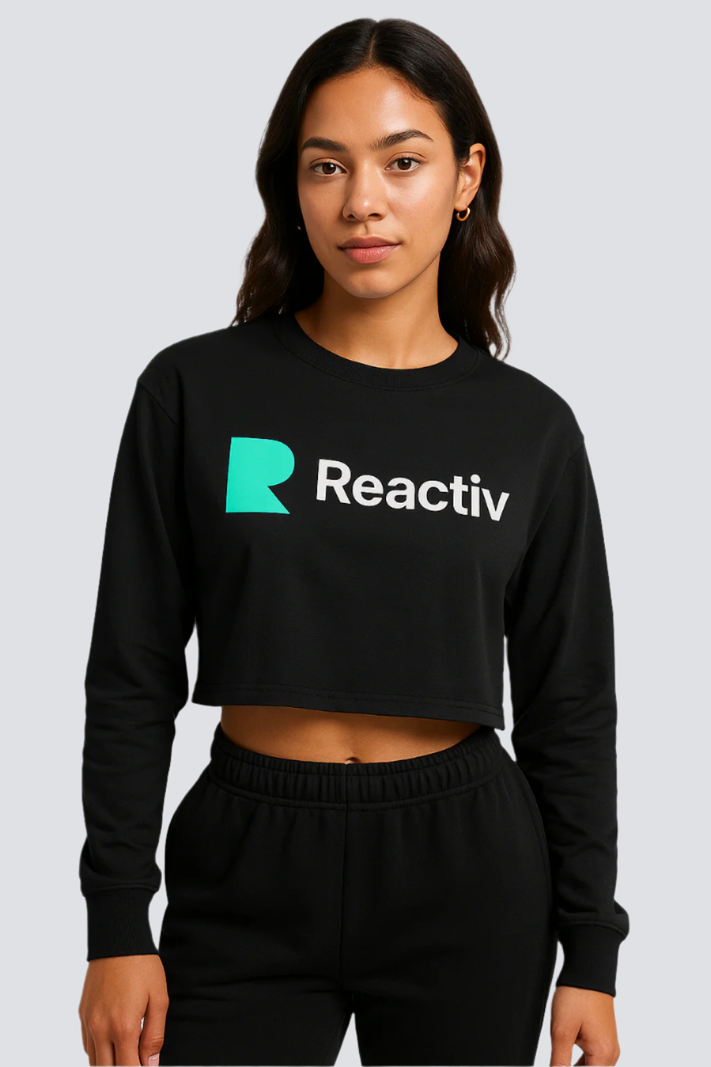 Cotton Long Sleeve Cropped