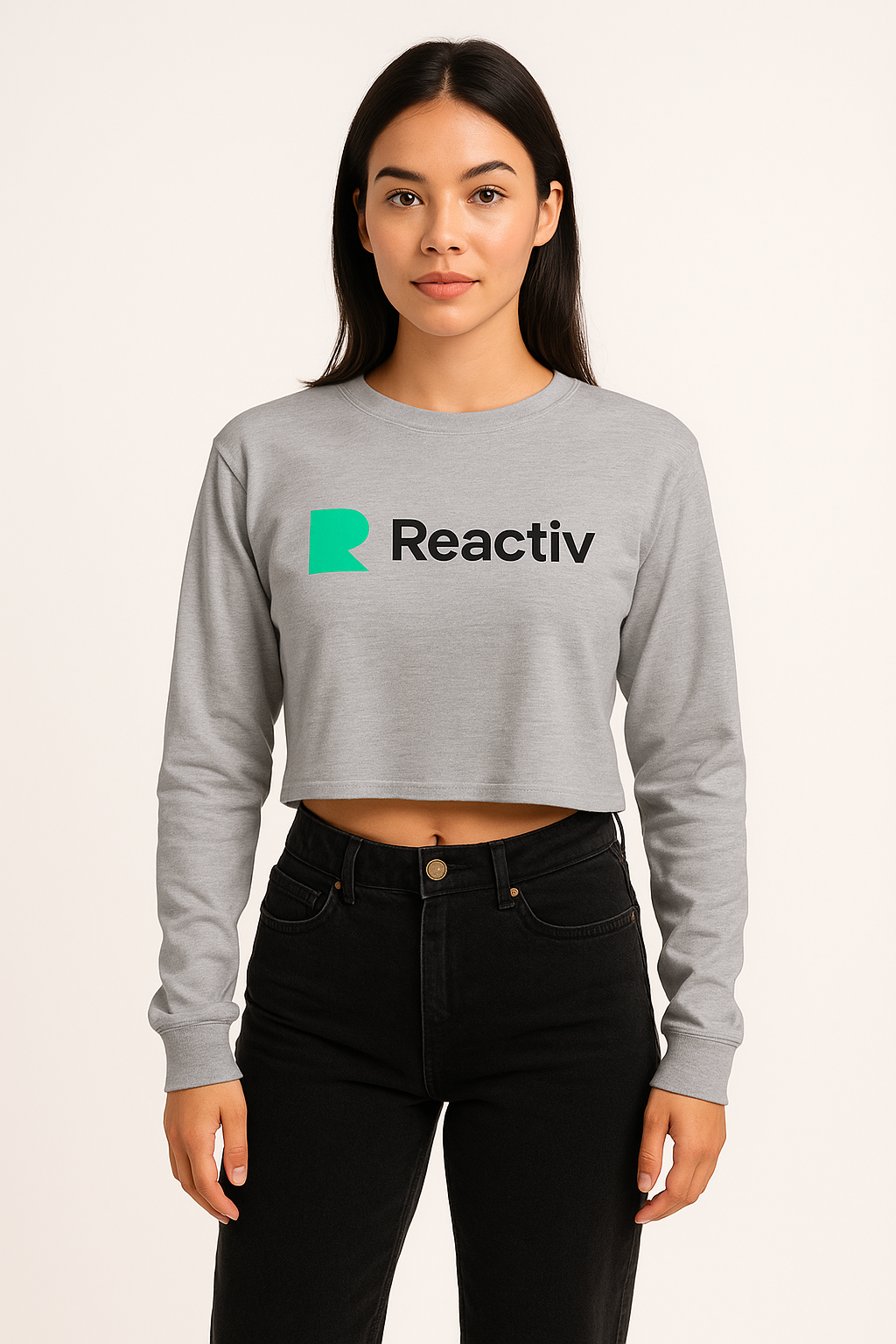 Cotton Long Sleeve Cropped
