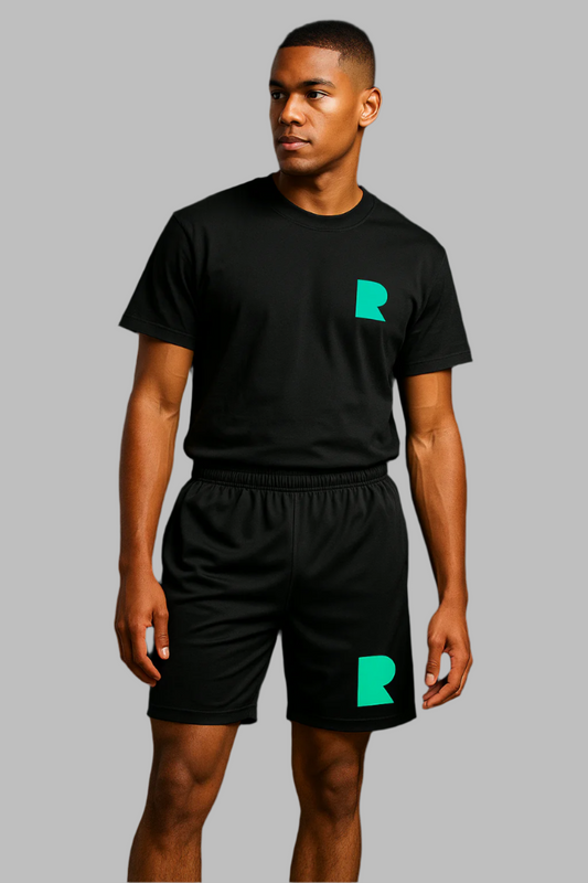 Reactiv branded soccer shorts