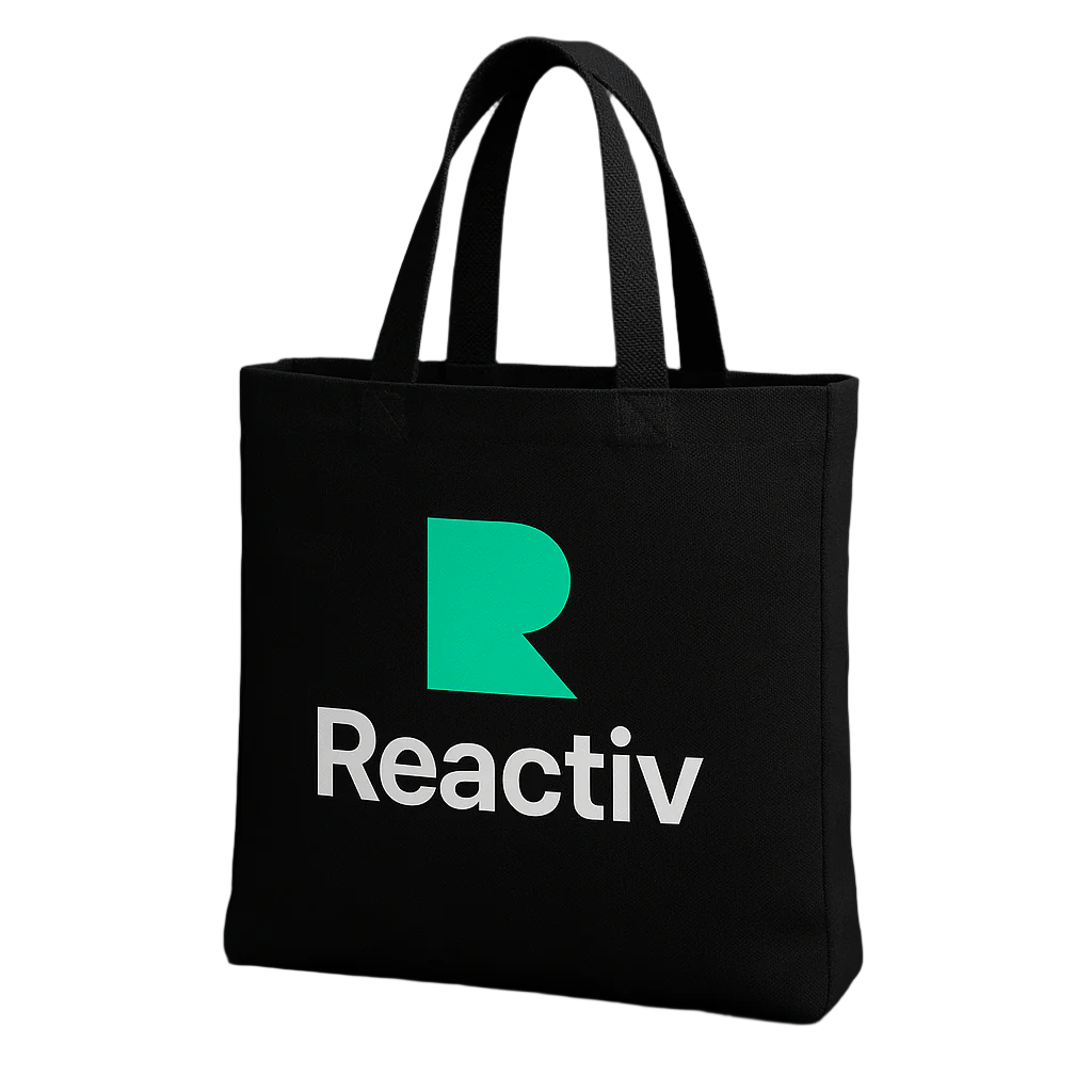 Reactiv canvas tote